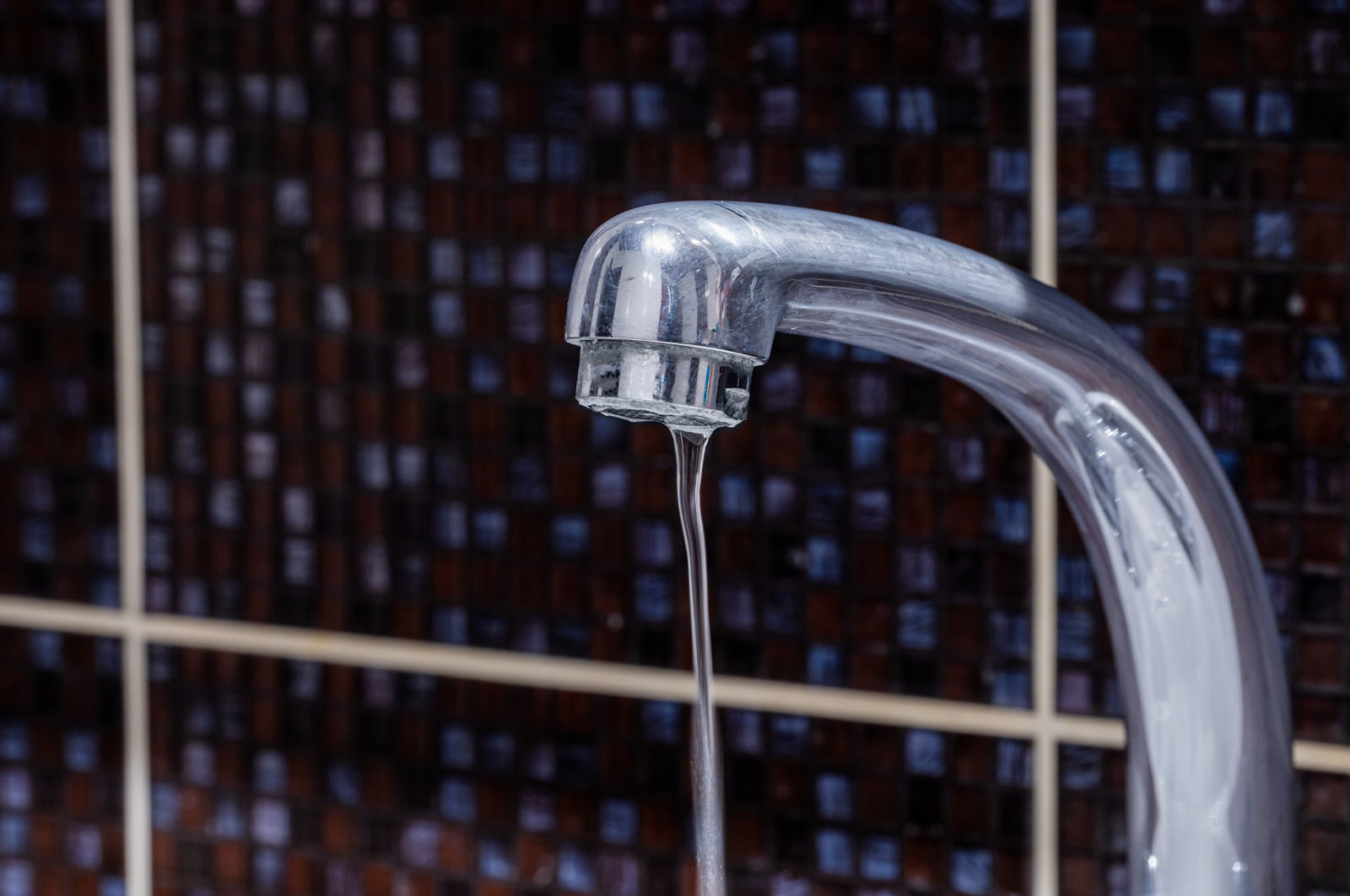 A faucet with low water pressure